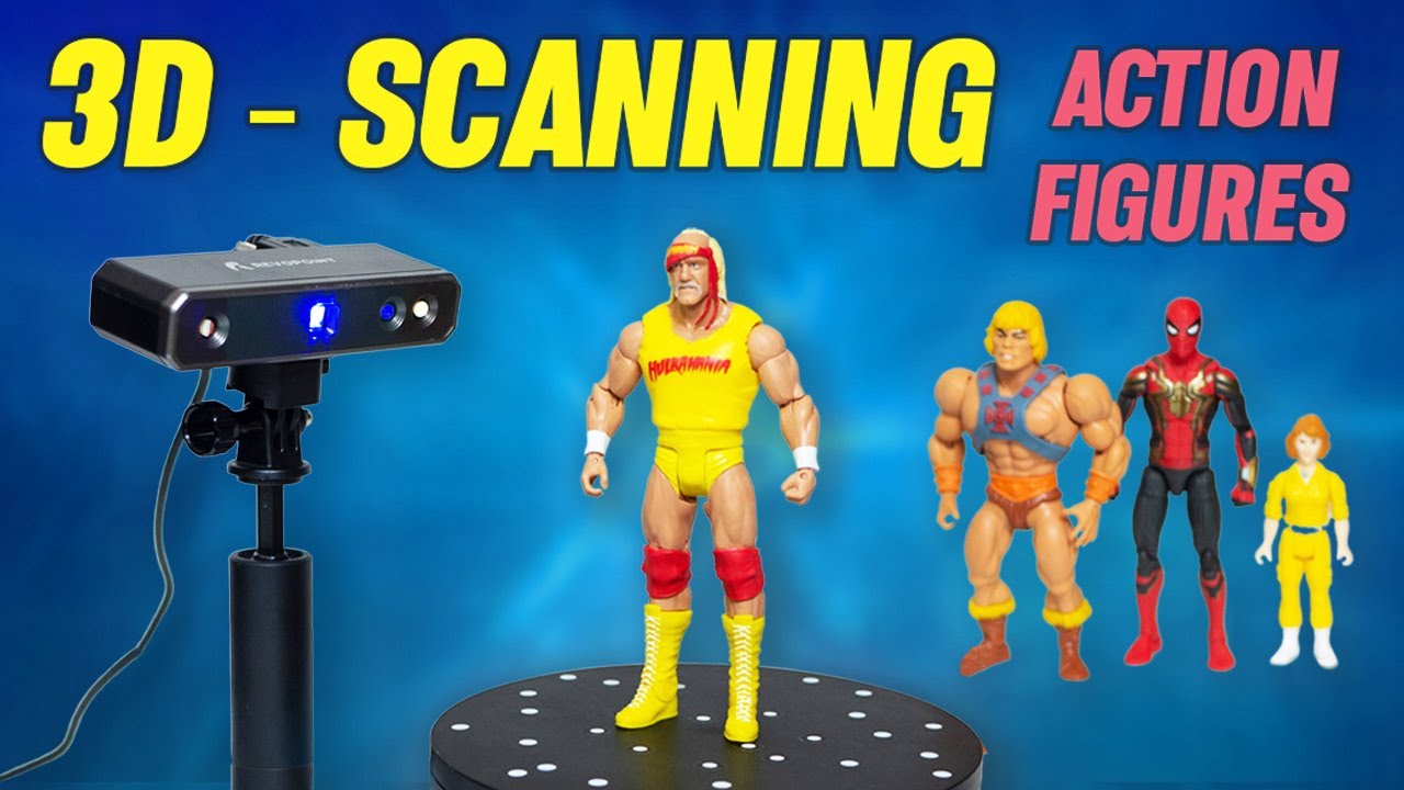 3D Scanning My Action Figures with the Revopoint MINI