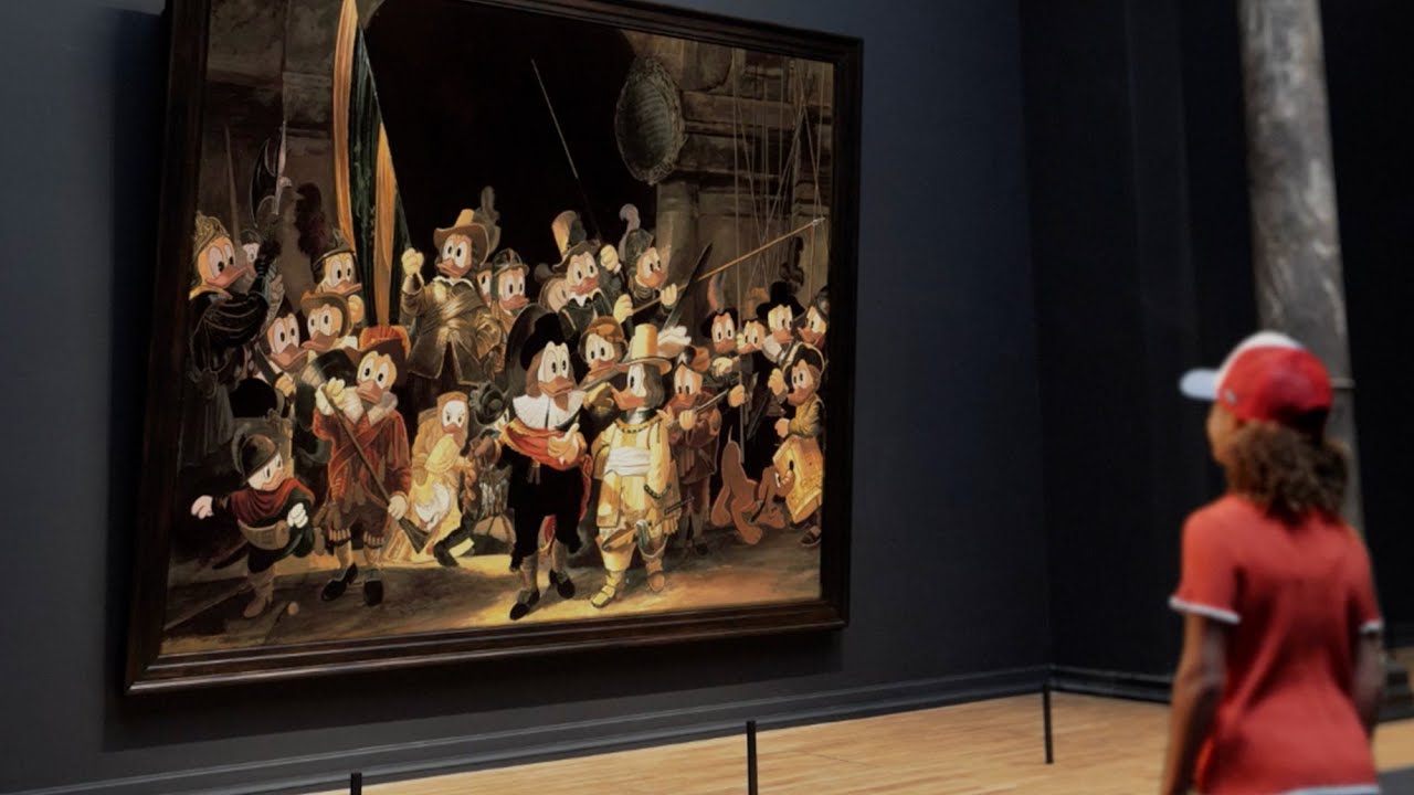 Donald Duck in het Rijksmuseum Disney NL
