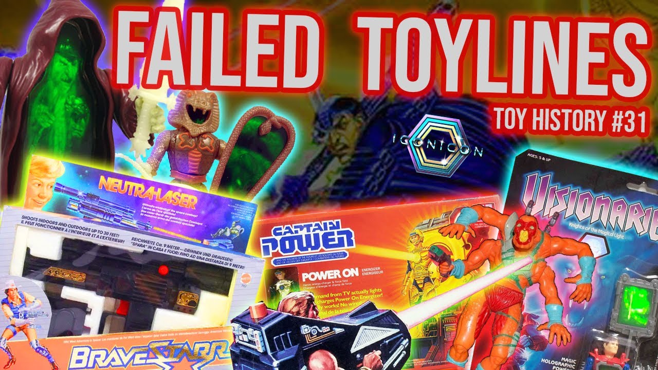Failed Toylines Photon Captain Power Bravestarr Super Naturals Visionaries TOY HISTORY 31
