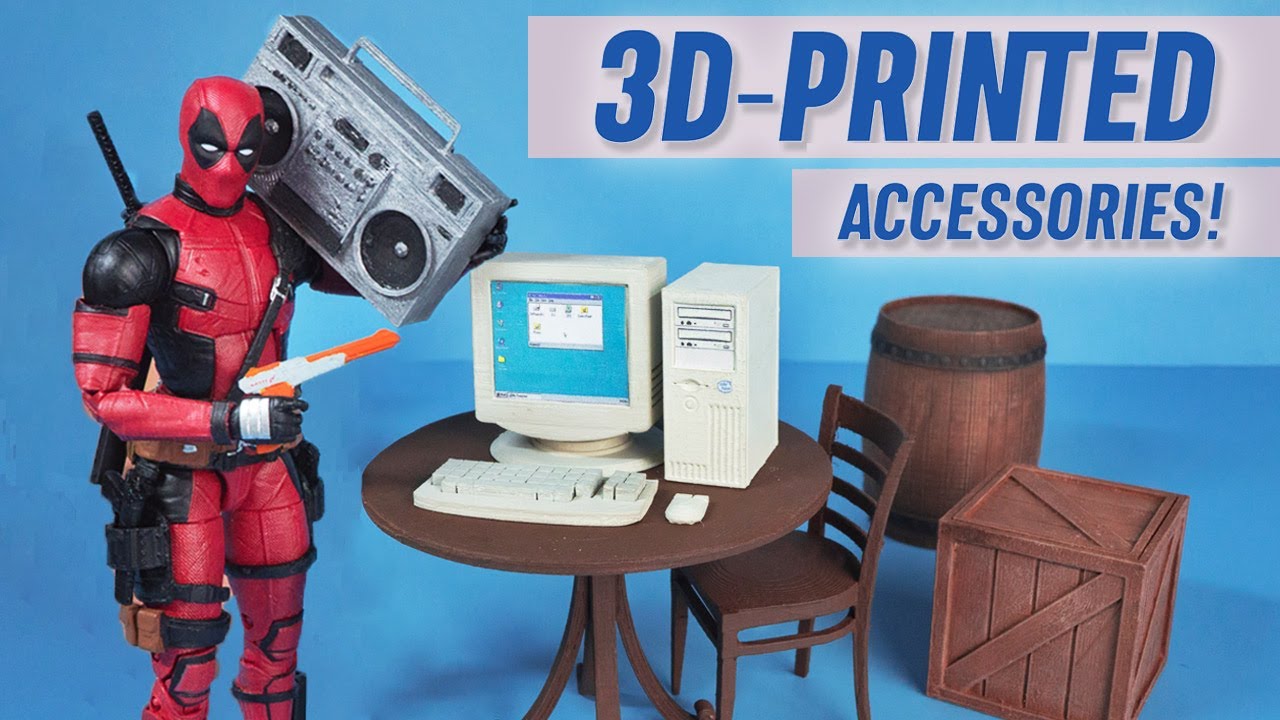 How to 3D Print Your Own Marvel Legends Accessories Action Figure Props and Furniture