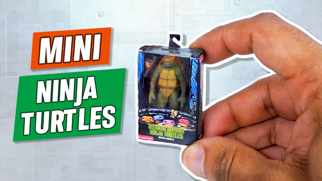 I Made The Worlds Smallest NECA Ninja Turtle Figure Photogrammetry and 3D Printing