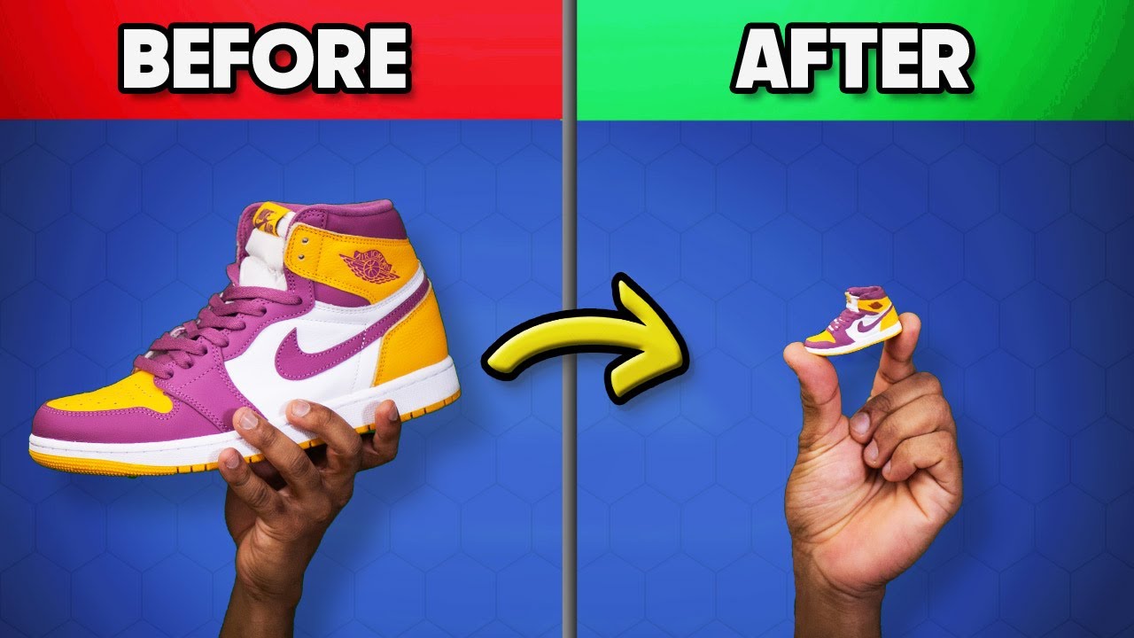 I SHRUNK My Sneakers with a 3D scanner