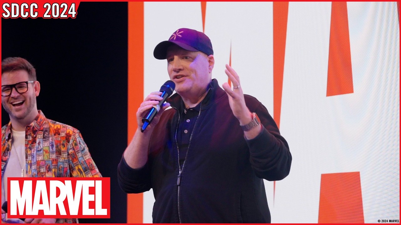 Interviews with Kevin Feige Brad Winderbaum and more at the SDCC 2024 Marvel Booth