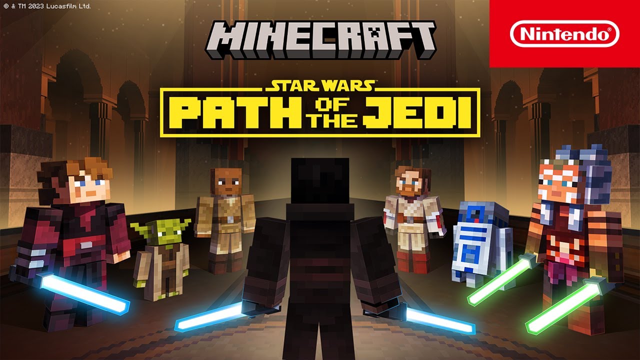 Minecraft x Star Wars Path of the Jedi Official Trailer Nintendo Switch