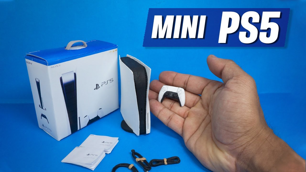 Mini PlayStation 5 Unboxing And Behind the Scenes Tutorial