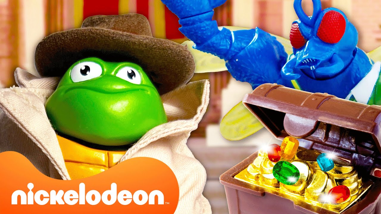 TMNT Mutant Mayhem De TMNT figuren voorkomen dat Superfly het museum berooft Nickelodeon