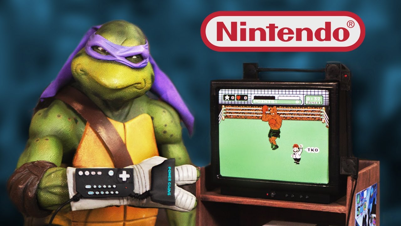 When Donatello Used a Power Glove to Play Mike Tysons Punch Out