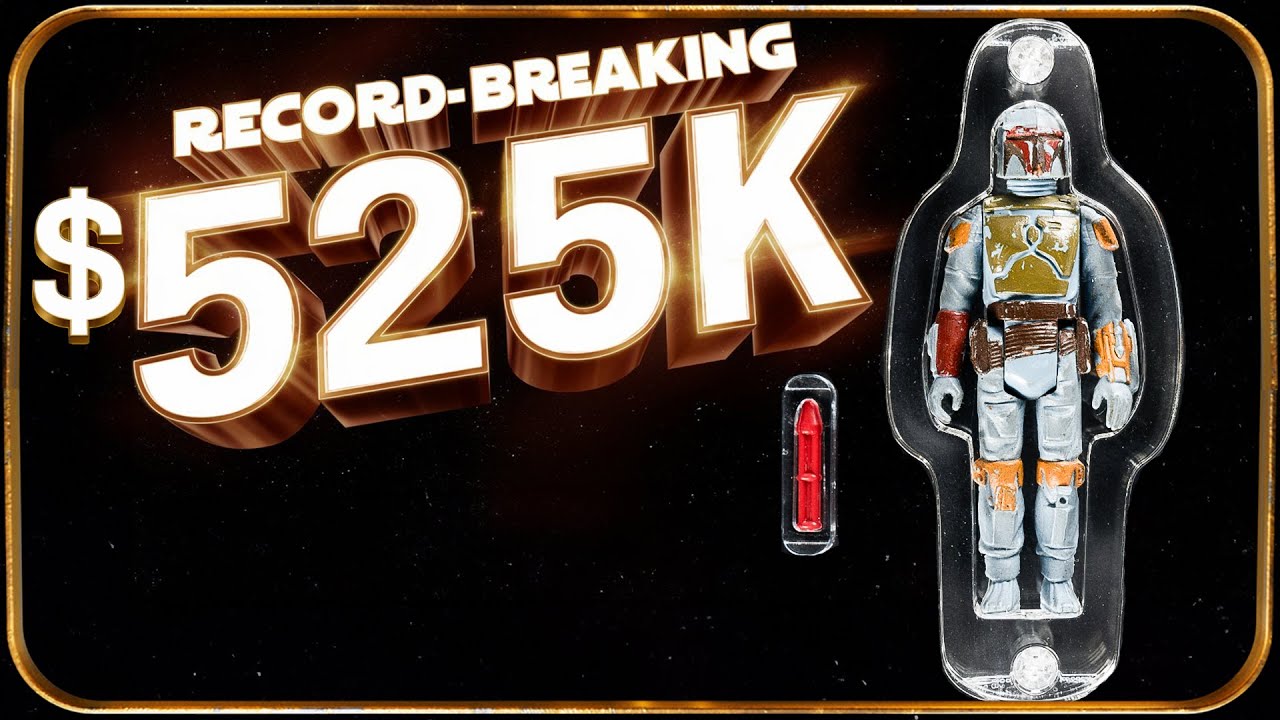 Why This Star Wars Action Figure Sold for 525000 Rocket Firing Boba Fett