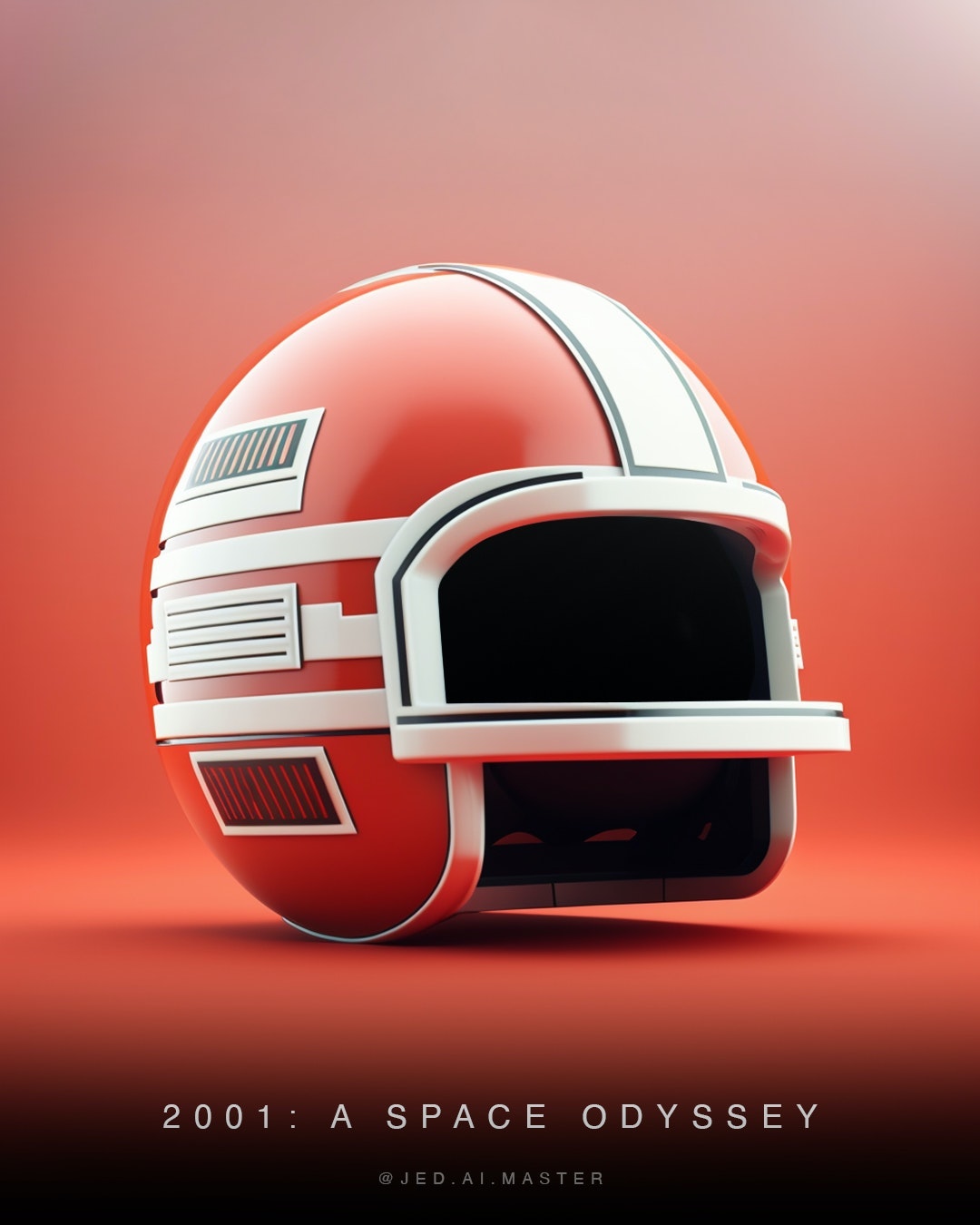A Space Odyssey Football Helm