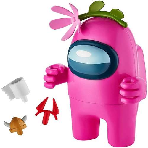 Pink Crewmate Toikido Actiefiguur