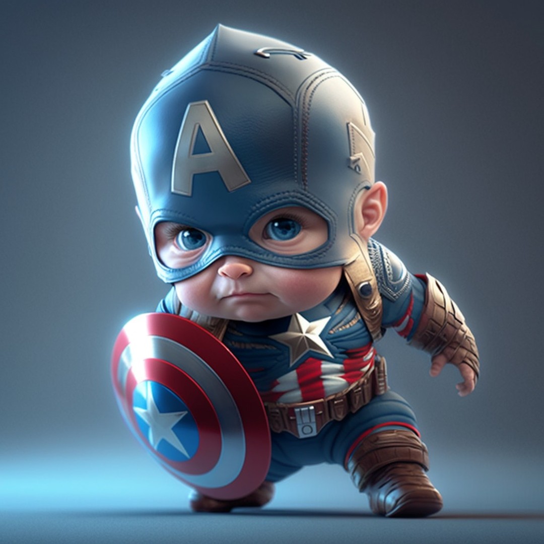 Baby Captain America