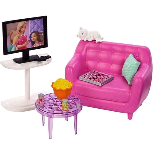 Huiskamer Poes Mattel Barbie Speelset