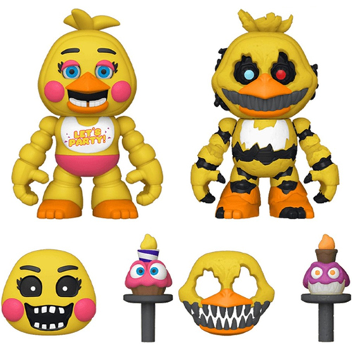 Toy Chica & Nightmare Chica Funko Snaps Actiefiguren