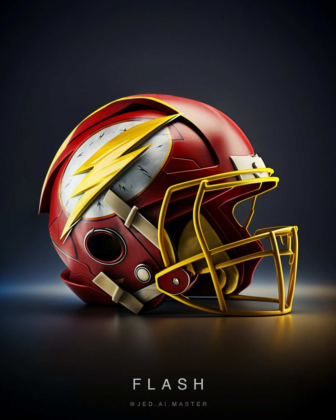 Flash Football Helm