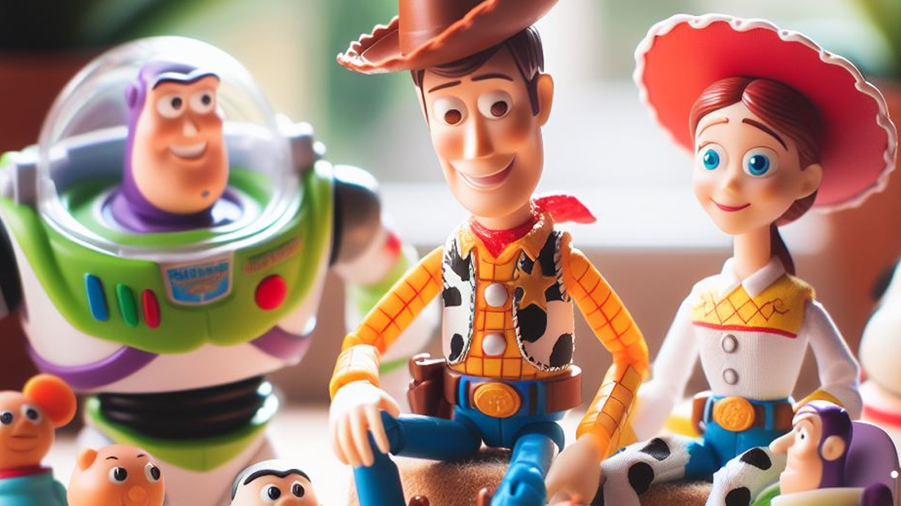 het verhaal van toy story