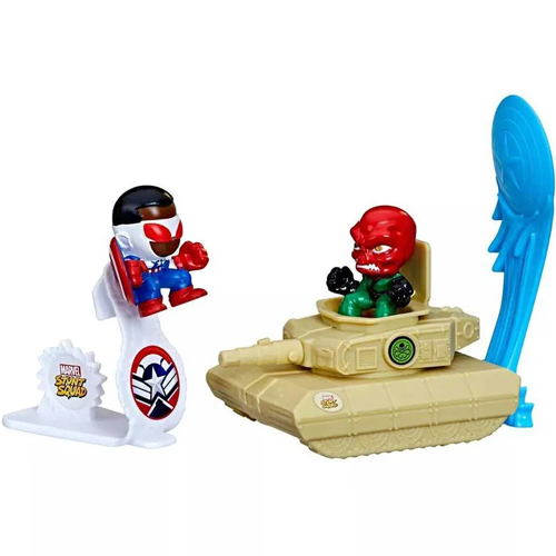 Captain America vs Red Skull Hasbro Stunt Squad Speelset