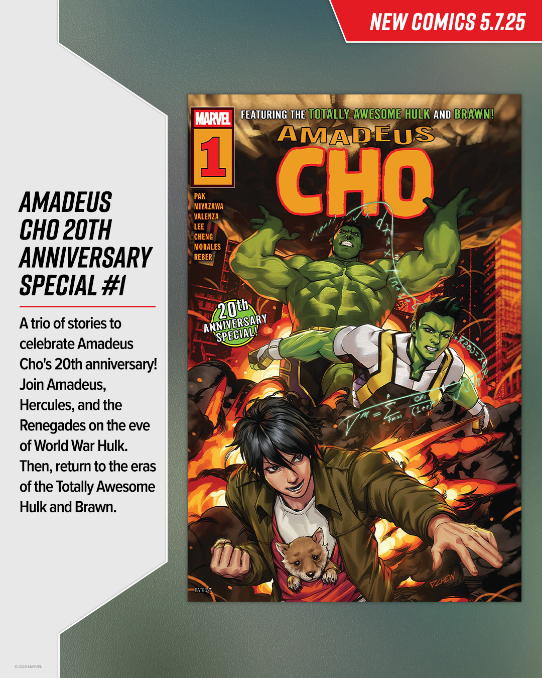 marvel comics amadeus cho th anniversary special