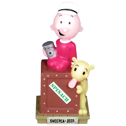 Swee'Pea & Jeep Funko Wacky Wobbler Verzamelfiguur