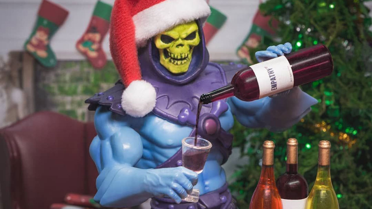 skeletor kerstmis