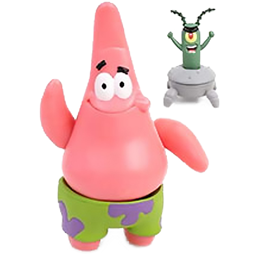 Patrick Star & Plankton The Loyal Subjects Action Vinyl Actiefiguren