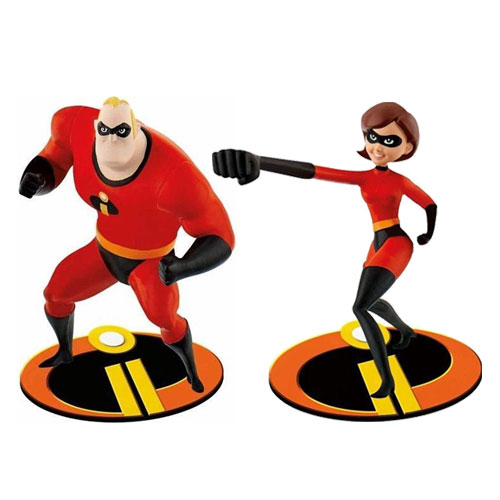 Mr. Incredible & Elastigirl BULLYLAND Verzamelfiguren