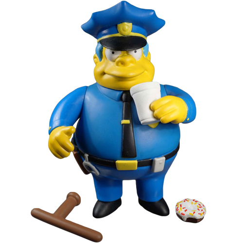 Chief Wiggum Playmates Toys Actiefiguur