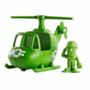 Sarge & Helikopter Mattel Speelfiguur